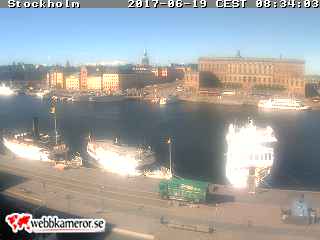Webbkamera - Gamla Stan, Strömmen, Stockholms Slott