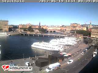 Webbkamera - Gamla Stan, Strömmen, Stockholms Slott